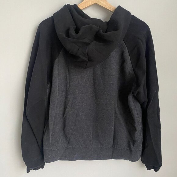 Obey Black and Grey Long Sleeve Pocket Hoodie Sweatshirt Size Medium - Picture 7 of 7